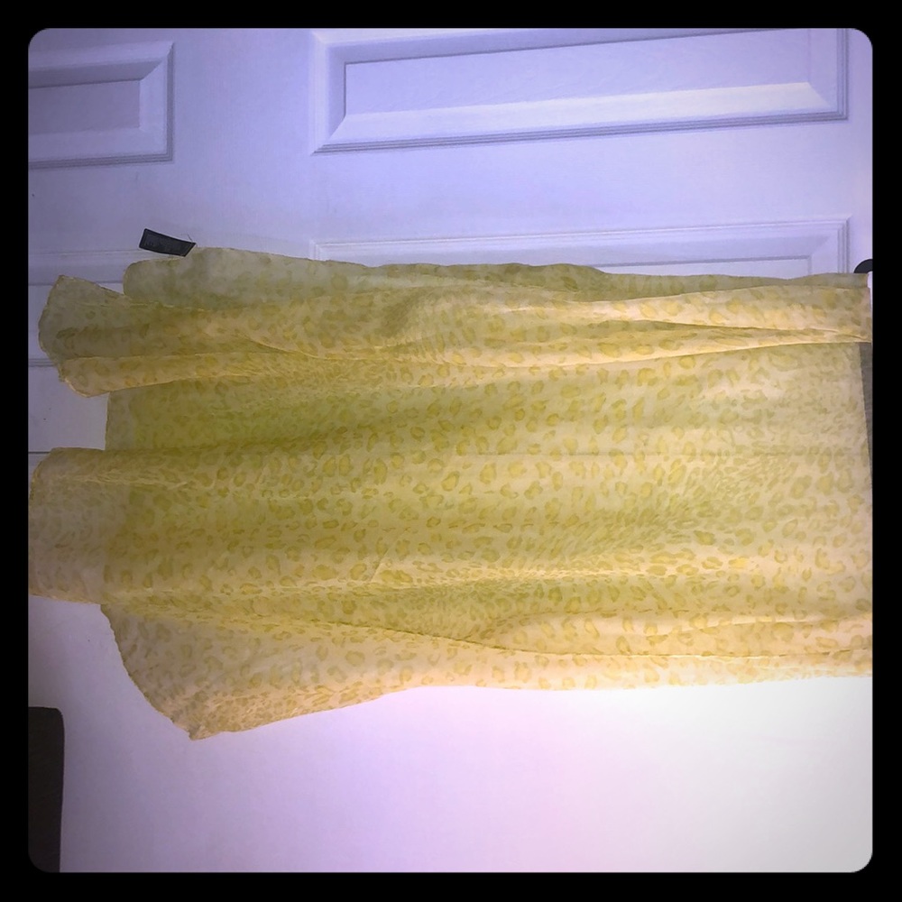 FREE Animal Print Yellow/Green Scarf/Scarves/Wrap